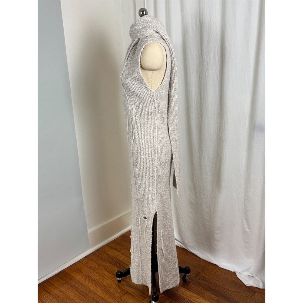 Acne Studios Distressed Ribbed Knit Dress - Picture 9 of 16